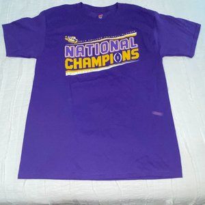 2019 LSU National Champions purple t shirt